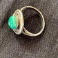 Native American Turquoise Navajo Old Pawn Ring | Sterling Silver | Sz 8.75 | 4714