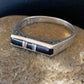 Navajo Black Onyx Opal Inlay Ring | Sz 7 | Authentic Native American Handmade | 11143