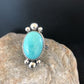 Dry Creek Turquoise Ring | Sterling Silver | Native American Handmade | Sz 11.5