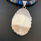 Navajo Spiny Oyster Turquoise Pendant Necklace | Sterling Silver | 21" | Authentic Native American Handmade | 11363
