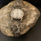 Authentic Native American Navajo Sterling Silver Watch Tips | Old Pawn Kokopelli Design | 1448