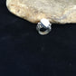 Navajo Women's White Mother of Pearl Ring | Sterling Silver | Sz 8 | Authentic Native American Handmade | 1718