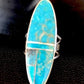 Navajo Turquoise Inlay Ring | Sterling Silver | Sz 6 | Authentic Native American Handmade | 359