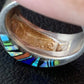 Multi-Color Navajo Sterling Silver Turquoise Spiny Oyster Inlay Ring Sz 6 | Handmade | 14169