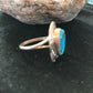 Native American Navajo Kingman Turquoise Ring | Sterling Silver | Sz 8