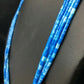 Navajo Lapis Lazuli Tube Heishi Bead 5-Strand Necklace | Sterling Silver | Authentic Native American Handmade | 4197