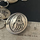 Native American Handmade Men's Sterling Silver Hopi Concho Belt | Authentic Southwestern Jewelry | 1425
