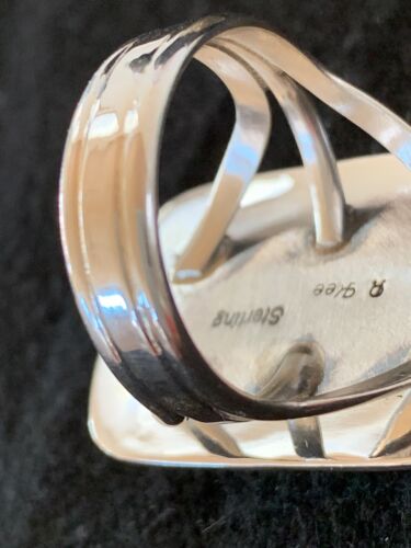 Navajo Purple Spiny Oyster Ring | Sterling Silver | Sz 10 | Authentic Native American Handmade | 4116