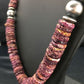 Purple Spiny Oyster Necklace | Navajo Sterling Silver | Authentic Native American Handmade | 23" | 2624