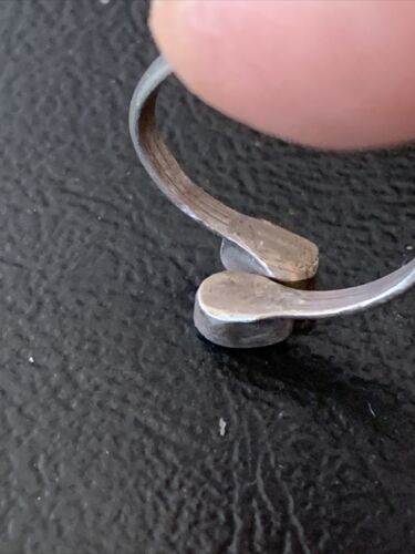 Southwestern Old Pawn Navajo Blue Turquoise Ring | Sterling Silver | Sz 5 | 10780