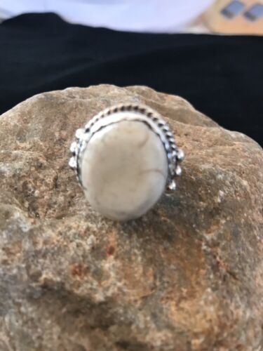 Navajo Sterling Silver Wild Horse Turquoise Ring | Yazzie | Sz 9 | 3497