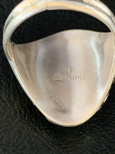 Navajo Kingman Turquoise Multi-Stone Ring | Authentic Native American Sterling Silver | Sz 11 | 14175