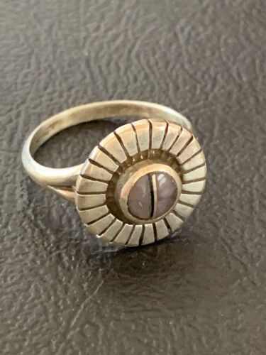 Native American Women's Navajo Purple Sugilite Inlay Ring | Sz 7 | 11188