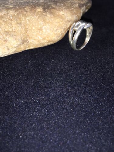 Native American Navajo Women's Swirl Ring | Sterling Silver | Sz 6.5 | 01793