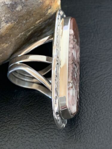 Southwestern Navajo Wild Horse Turquoise Ring | Sterling Silver | Sz 9.5 | 1870