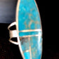 Navajo Turquoise Inlay Ring | Sterling Silver | Sz 6 | Authentic Native American Handmade | 359