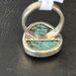 Navajo Blue Spiderweb Turquoise Ring | Sterling Silver | Sz 6 | 10283