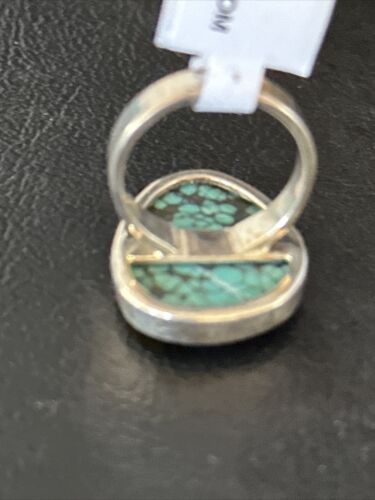 Navajo Blue Spiderweb Turquoise Ring | Sterling Silver | Sz 6 | 10283