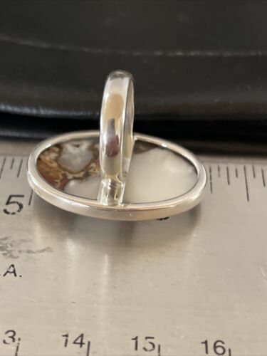 Native American Women's Navajo Wild Horse Turquoise Ring | Sterling Silver | Sz 4.5 | 10505