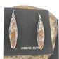 Navajo Pearls Wild Horse Turquoise Earrings | Sterling Silver | Authentic Native American Handmade | 1890