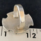Native American Orange Spiny Oyster Navajo Ring | Sterling Silver | Sz 8 | 13717