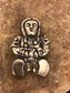 Navajo Story Teller Cast Pin | Sterling Silver | Authentic Native American Handmade | 13620