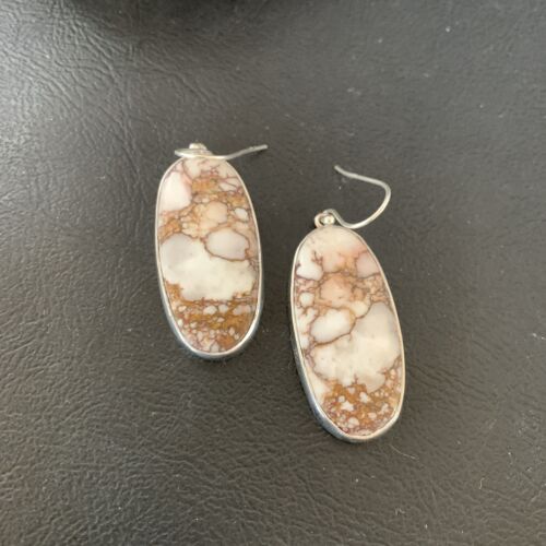 Southwestern Women's Navajo Wild Horse Earrings | Sterling Silver | Authentic Native American Handmade | 12031