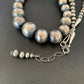 Navajo Pearls Sterling Silver Bead Necklace | 18" Length | 92118