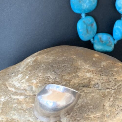 Native American Old Pawn Navajo Ring | Sterling Silver | Sz 4.5 | Handmade | 10410 - Masha USA