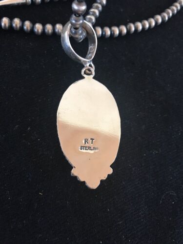 Spiny Oyster Pendant Necklace | Navajo Sterling Silver | Authentic Native American - Masha USA