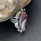 Navajo Purple Spiny Oyster Ring | Sterling Silver | Sz 6 | Authentic Native American Handmade | 3476