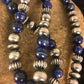 Native American Men's Lapis Necklace | Navajo Sterling Silver | 22" | 8531