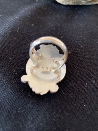 Navajo Blue Turquoise #8 Ring | Sterling Silver | Sz 7 | Authentic Native American Handmade | 671