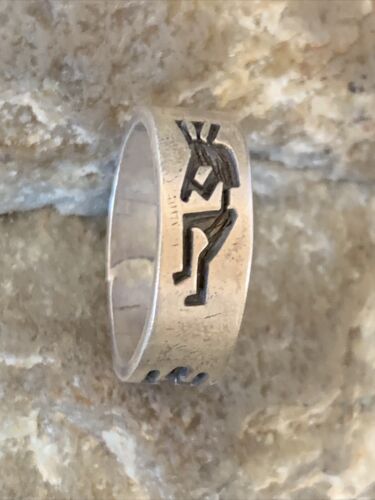 Native American Navajo Stamped Sterling Silver Pueblo Ring | Sz 7 | 11979