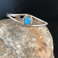 Native American Indian Blue Opal Bracelet | Sterling Silver | Handmade | 10175