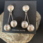 Native American Old Pawn Dangle Earrings | Sterling Silver | 1.5" | 12983