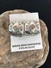 Navajo Sterling Silver Hand Stamped Post Earrings | Handcrafted | Southwestern