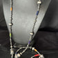 Navajo Pearls Multi-Color Sterling Silver Bead Necklace | 60" Single Strand | Southwestern