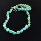 Native American Sterling Silver Blue Turquoise Necklace | 18" | Authentic Handmade | 10025
