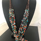 Native American Santo Domingo Multi-Stone Bead Necklace | 36" | 1254
