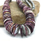 Purple Spiny Oyster Necklace | Navajo Sterling Silver | Authentic Native American Handmade | 23" | 2656