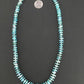 Navajo Sterling Silver Blue Graduated Turquoise Necklace | Authentic Native American | 23" | 1348