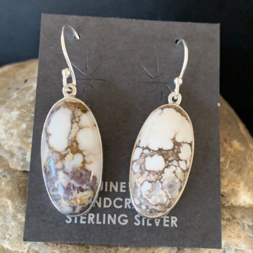 Navajo Wild Horse Earrings Set | Sterling Silver | Authentic Native American Handmade | 12782