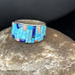 Multi-Color Blue Lapis Turquoise Inlay Ring | Sterling Silver | Sz 7 | 14459