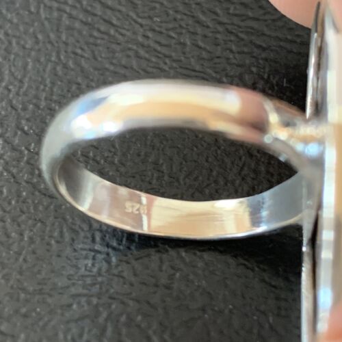 Native American Women's Navajo Wild Horse Turquoise Ring | Sterling Silver | Sz 8.5 | 10493