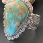 Native American Men's Royston Turquoise Cuff Bracelet | Navajo Sterling Silver | 1415