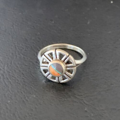 Native American Women's Navajo Purple Sugilite Spiny Inlay Ring | Sz 6 | 11182