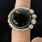 Native American Men's Navajo Black Onyx Ring | Sterling Silver | Sz 9 | Authentic Handmade | 1080