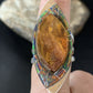 Navajo Sterling Silver Opal Inlay Ring | Sz 9 | Authentic Native American Handmade | 12851