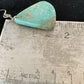 Southwestern Navajo Slab Turquoise Dangle Earrings | Sterling Silver | Authentic Native American Handmade | 1323